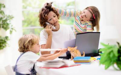 Top 6 tips for working at home with kids